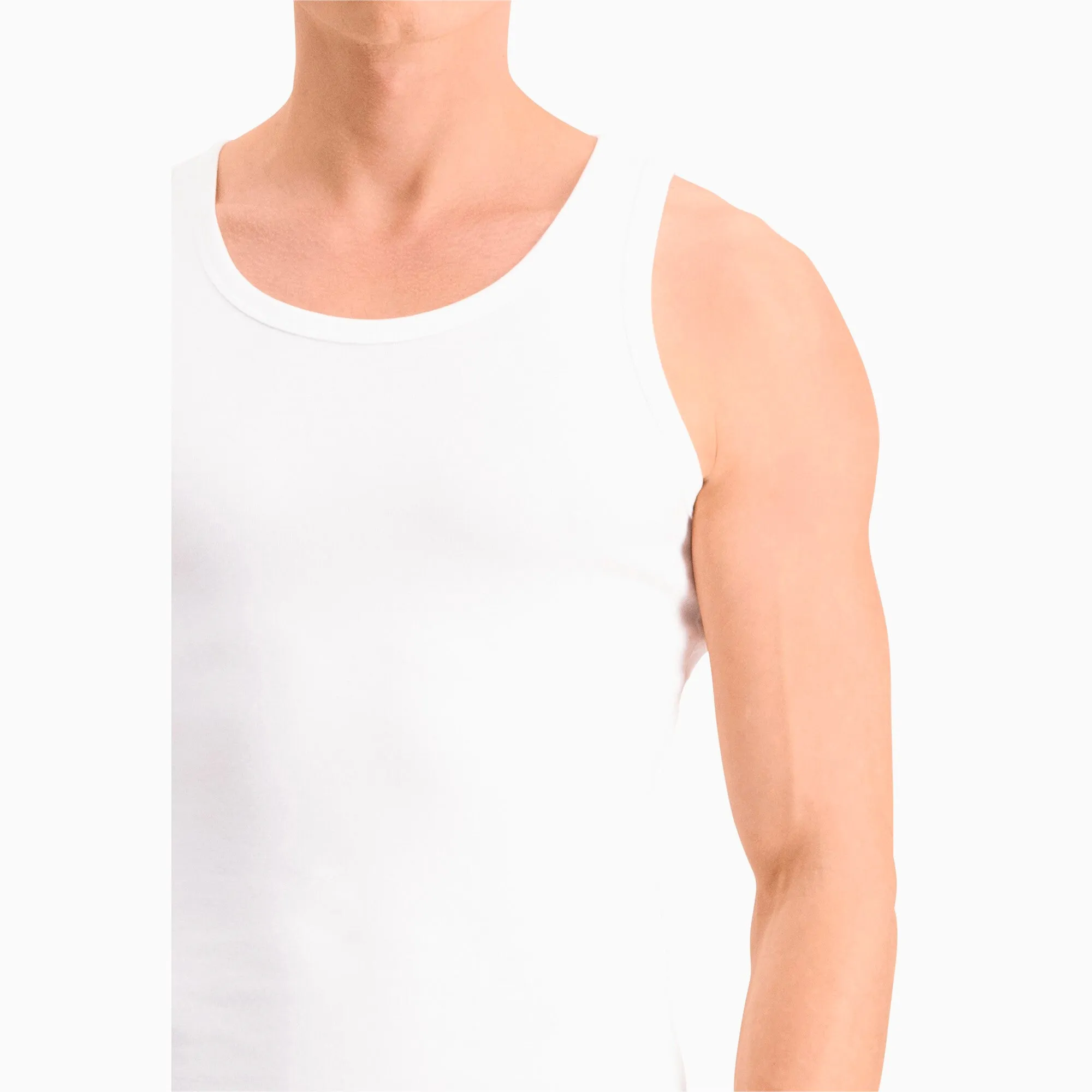 2 Pack Everyday Comfort Cotton Stretch Tanktops