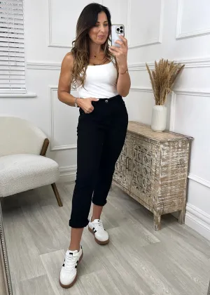 Annie Black High Waisted Jeans