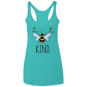 Bee Kind Ladies' Triblend Racerback Tank