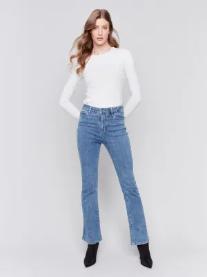 Bootcut Jeans - Medium Blue