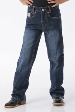 Cinch Boys Slim Fit White Label Dark Wash Jeans Style MB12841002