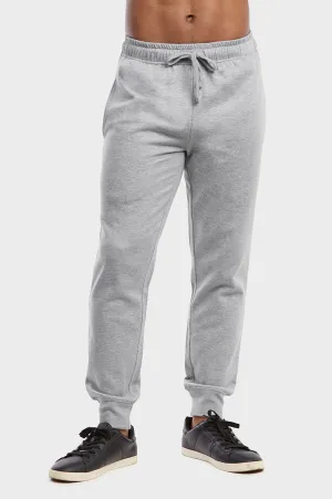 ET TU MEN'S LIGHTWEIGHT FLEECE JOGGER PANTS (SP1120E_H.GRY)