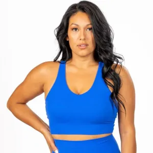 Fierce Electric Blue Crop Tank