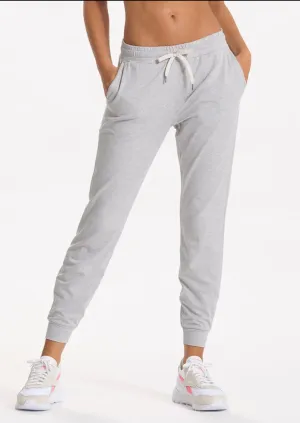 Performance Jogger: Pale Grey Heather (LONG)