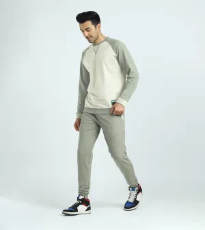 Quest French Terry Cotton-Blend Sweatshirt And Joggers Co-ord Set Butter White