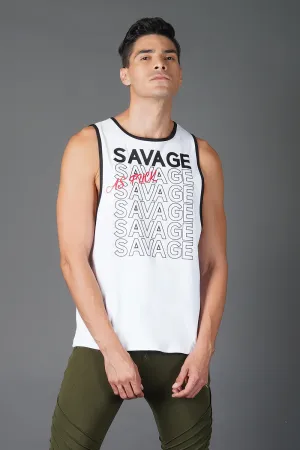 Savage Tank ( White )