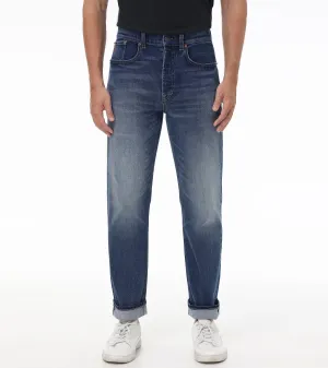 Straight Slim Jeans In Bowery Wash